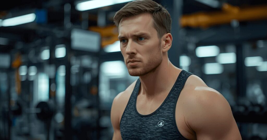 疲労した状態でのトレーニングを示す画像