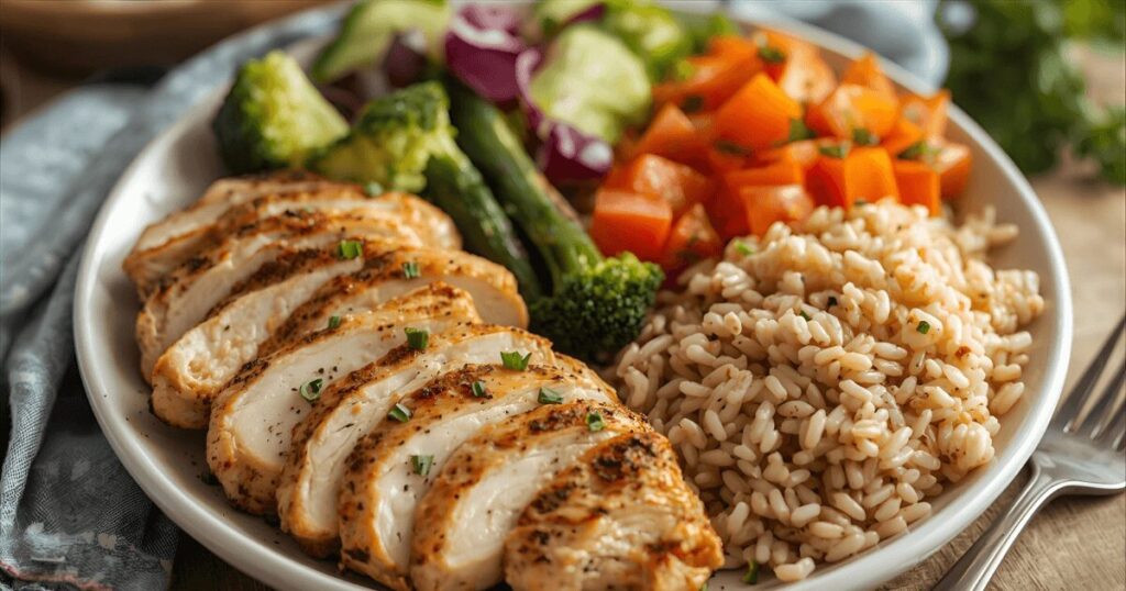 高タンパク低脂質のバランスの良い食事・筋トレに最適な健康的な食事