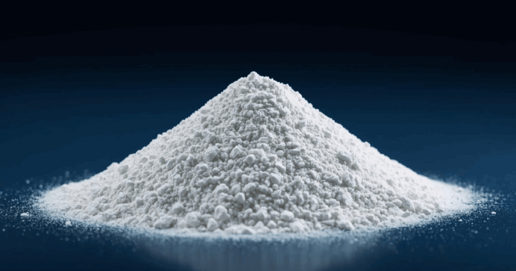 高純度クレアチンモノハイドレートパウダーのクローズアップ