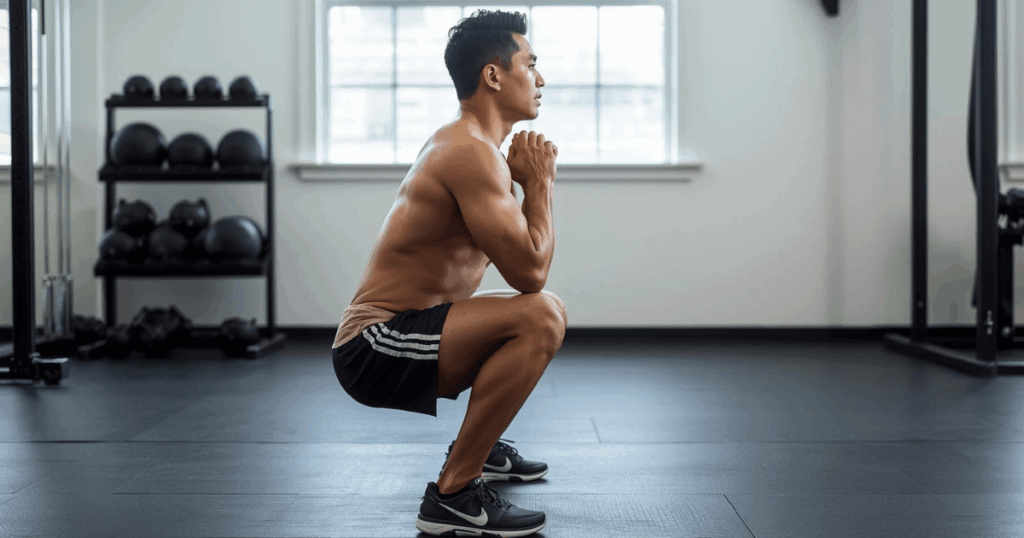 ノーマルスクワットの正しいフォーム