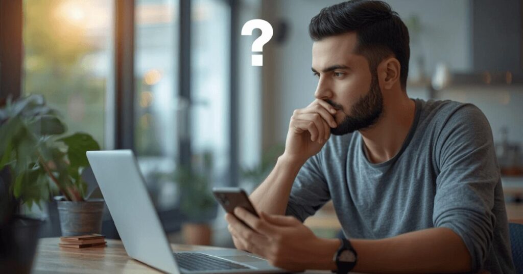 パーソナルトレーニングについて質問しているイメージ